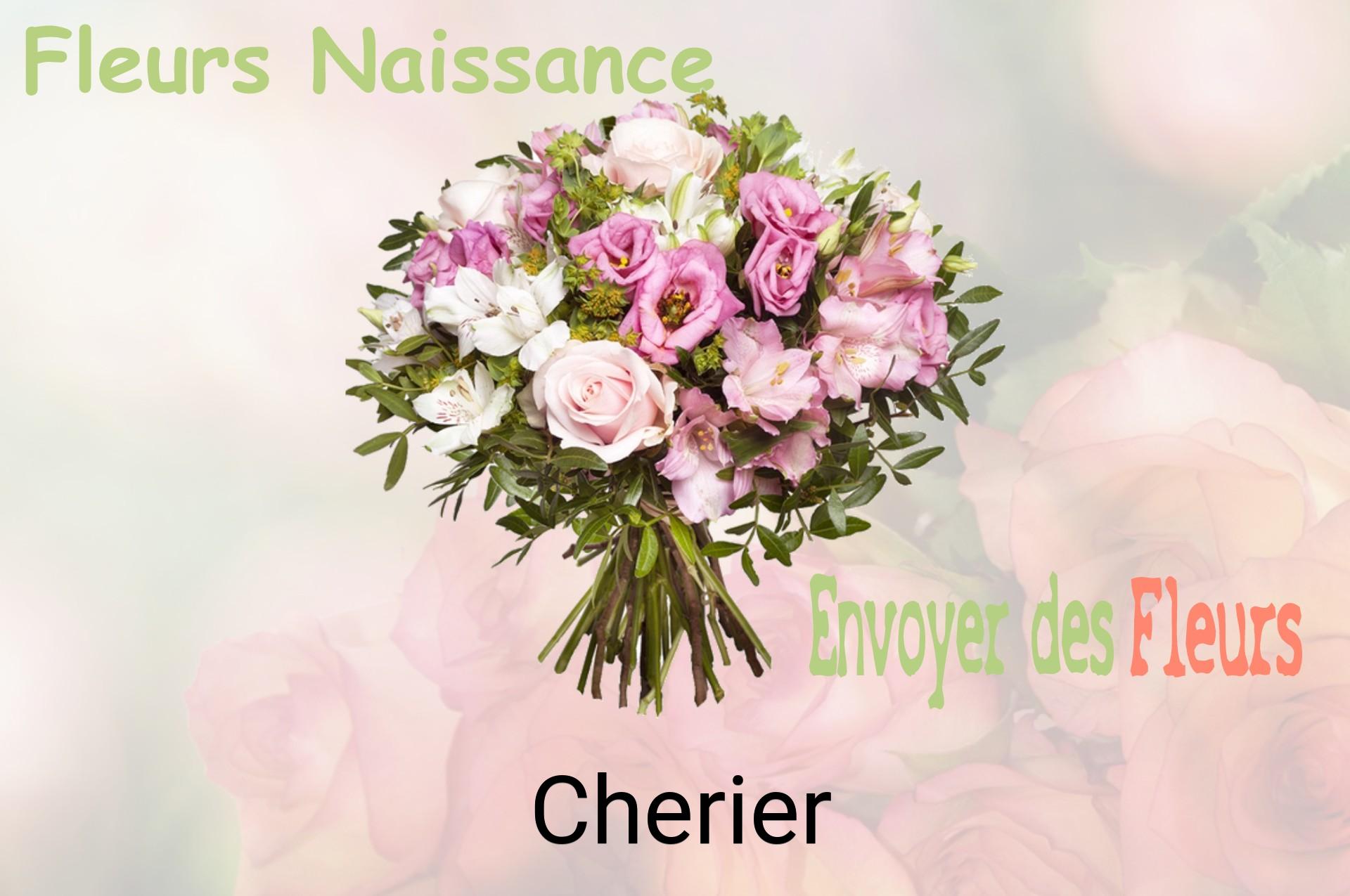 Bouquet de fleurs de naissance livré à Cherier